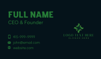  Natural Eco Leaves Business Card