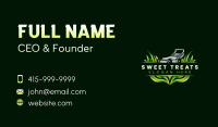 Lawn Care Mower Business Card
