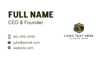 Military Truck Vehicle Shield Business Card