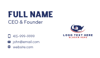 American Eagle  Map Business Card