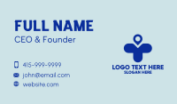 Hospital Cross Location Business Card