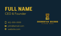 Crypto Currency Fintech Letter E Business Card Image Preview