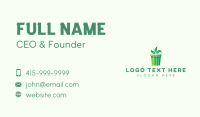 Eco Garbage Can Business Card