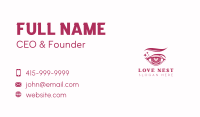 Beautiful Heart Eye Business Card Image Preview