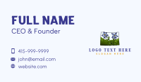 Colorado Blue Columbine Flower Business Card