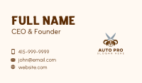 Veterinary Dog Groomer Business Card