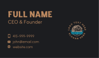Cabin Roofing Handyman Business Card