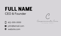 Fashion Enterprise Letter Business Card Image Preview