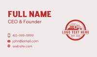 Red Roofing House Business Card