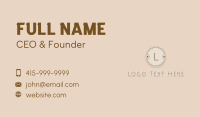 Outfit Business Card example 4