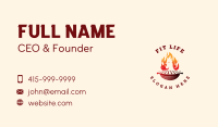 Flame Chicken Grill Business Card