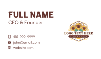 Sunflower Organic Garden Business Card