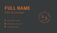 Compact Business Card example 2