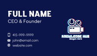 Vlogger Business Card example 2