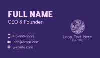 Flower Petals Gardening Business Card