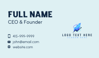 Bar Graph Arrow Business Card