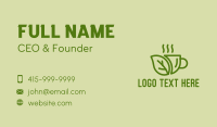 Green Coffee Drink  Business Card