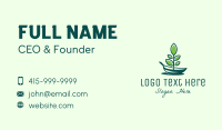 Green Eco Boat Business Card