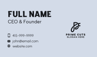 Stylish Fashion Boutique Letter P Business Card Image Preview