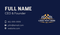 Residential Construction Hammer Business Card