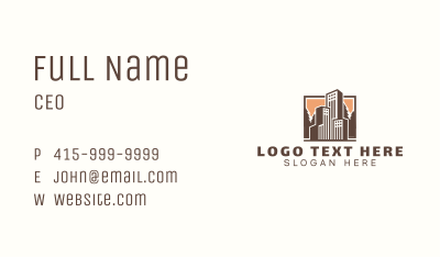 Building City Realty Business Card Image Preview
