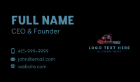 Trailer Truck Business Card example 2