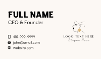 Woman Luxe Jewelry Business Card