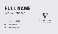 Generic Corporate Letter W Business Card Image Preview