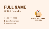 Cream Business Card example 1