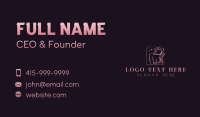 Beauty Female Woman Business Card Design