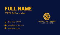 Tech Dollar Currency Letter S Business Card Design