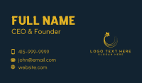 Star Travel Airplane Business Card