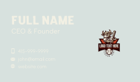 Baseball League Bull Business Card