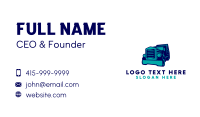Logistics Transport Truck Business Card Design