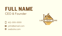 Roofing Hammer Tool Business Card