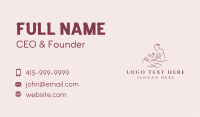 Natural Spa Massage Business Card