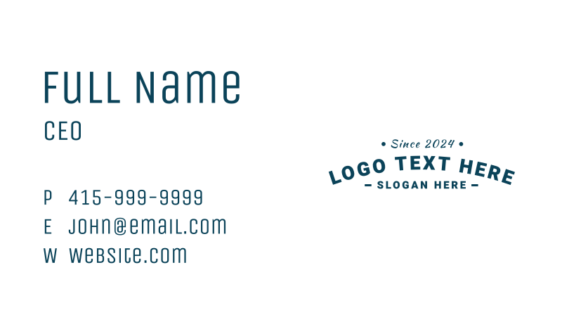 Business Business Card example 2