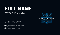 Hockey Sports Varsity Business Card