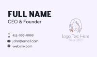 Elegant Lady Jewelry  Business Card Design