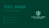 Golf Club Sports Shield Business Card