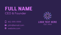 New Year Pyrotechnics Festival  Business Card Design