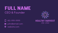 New Year Pyrotechnics Festival  Business Card Image Preview