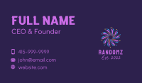 New Year Pyrotechnics Festival  Business Card