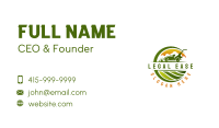 Landscaping Lawn Mower Business Card