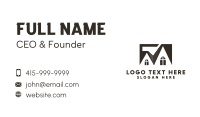 House Contractor Builder  Business Card