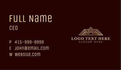Premium House Roofing Business Card