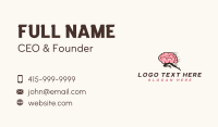 Fast Running Brain Business Card