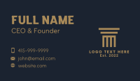 Paralegal Business Card example 3