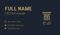 Paralegal Business Card example 3