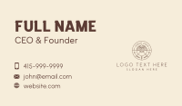 Native Arrow Mountain Badge Business Card